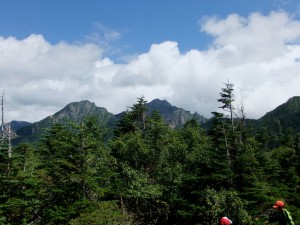 赤岳と阿弥陀岳